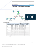 This Study Resource Was: Configuration Des Routes Statiques Et Par Défaut Ipv4