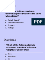 Control Valves For GETs - Validation