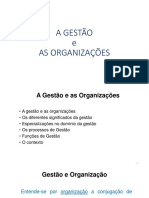 A gestão e as organizações: funções, processos e desafios