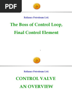 The Boss of Control Loop, Final Control Element: Reliance Petroleum LTD