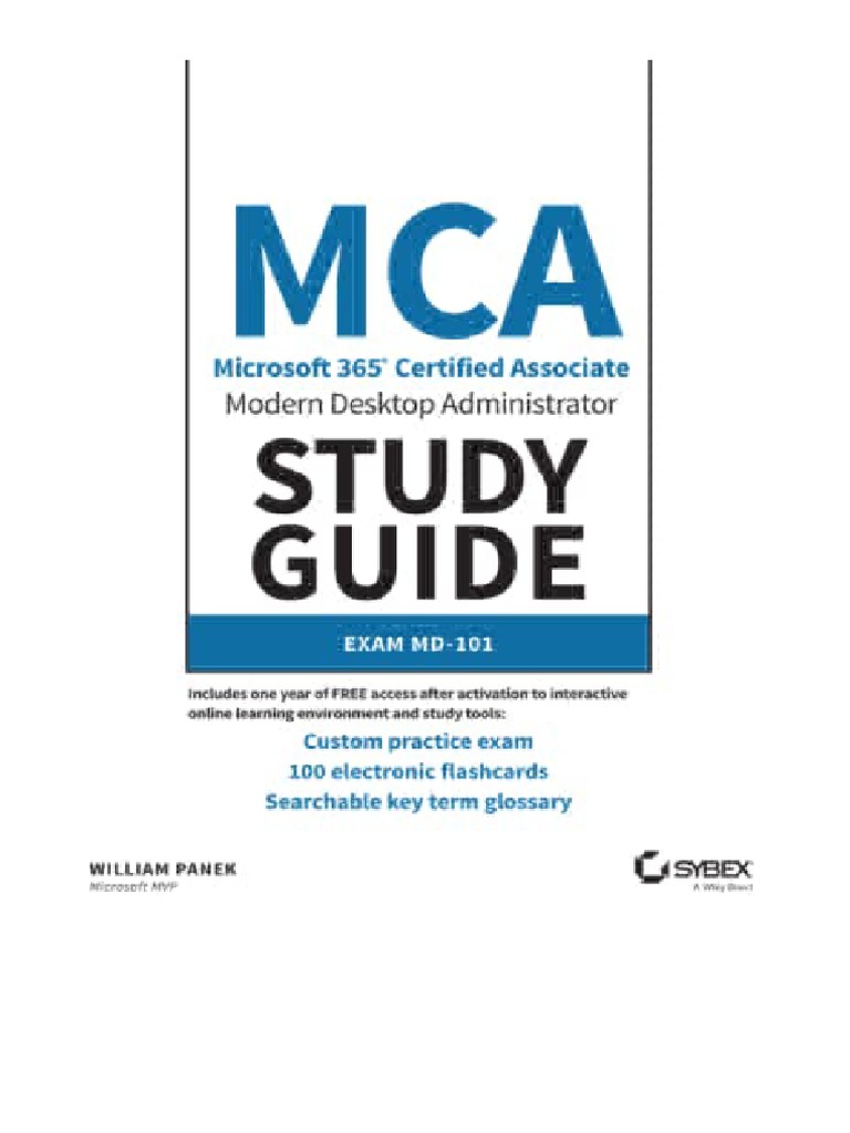 MCA Modern Desktop Administrator Study Guide Exam MD101 William