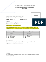 Informe de Laboratorio de Biología