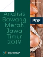 Analisis Data Bawang Merah Jawa Timur 2019