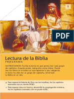 Programa de Lectura de La Biblia