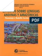 ESTUDIOS SOBRE LENGUAS ANDINAS Y AMAZONICAS