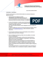 Informe Comité Ejecutivo 29 de Noviembre