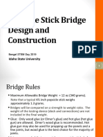 Popsicle Stick Bridge Design and Construction: Idaho State University