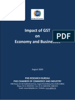 Impact of GST On Economy and Businesses