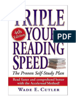 Triple Your Reading Speed - Wade E. Cutler