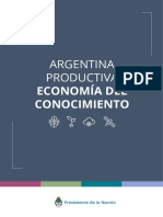Argentina Productiva Economía Del Conocimiento