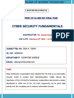 Issa A. Turay - 18290214 - CS Yr 4 - Cyber Security Assignment 