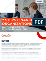 7 Steps Financial Organizations Can Take To Adapt To The New Normal in 2021