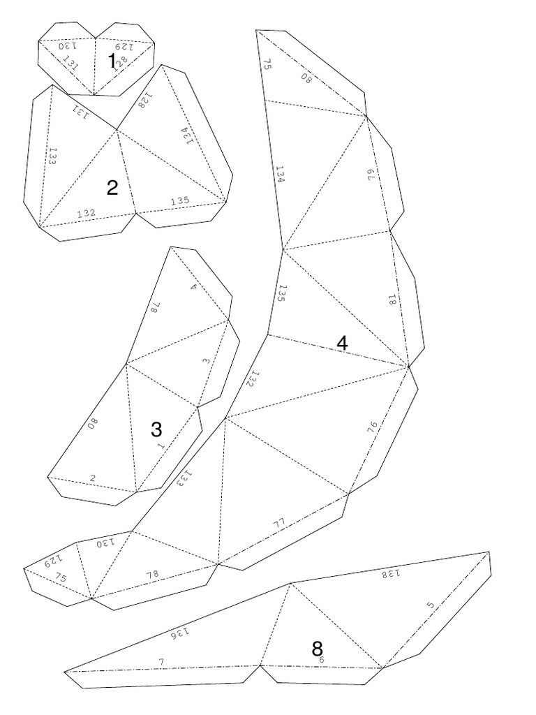 Pug Papercraft Template Guide | PDF