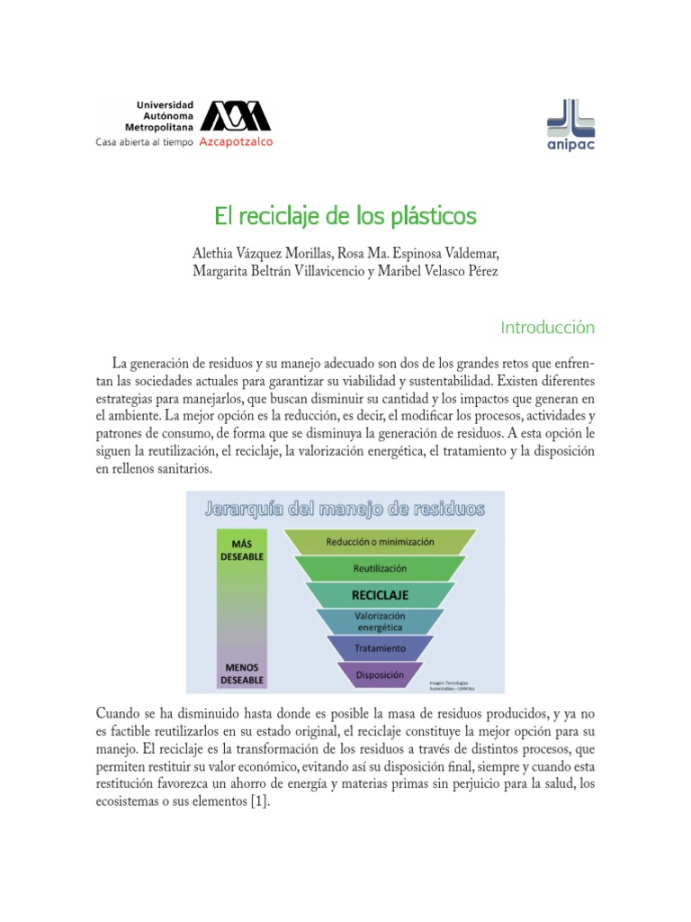 0047 El Reciclaje de Los Plasticos | PDF | El plastico | Residuos