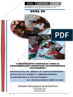 Lineamientos-Matematica PROGRAMACION CURRICULAR