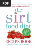 The Sirtfood Diet Recipe Book: THE ORIGINAL OFFICIAL SIRTFOOD DIET RECIPE BOOK TO HELP YOU LOSE 7LBS IN 7 DAYS - Aidan Goggins