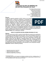 Efeito Da Variação Do PPC Do Minério No Processo de Pelotização Da Vale