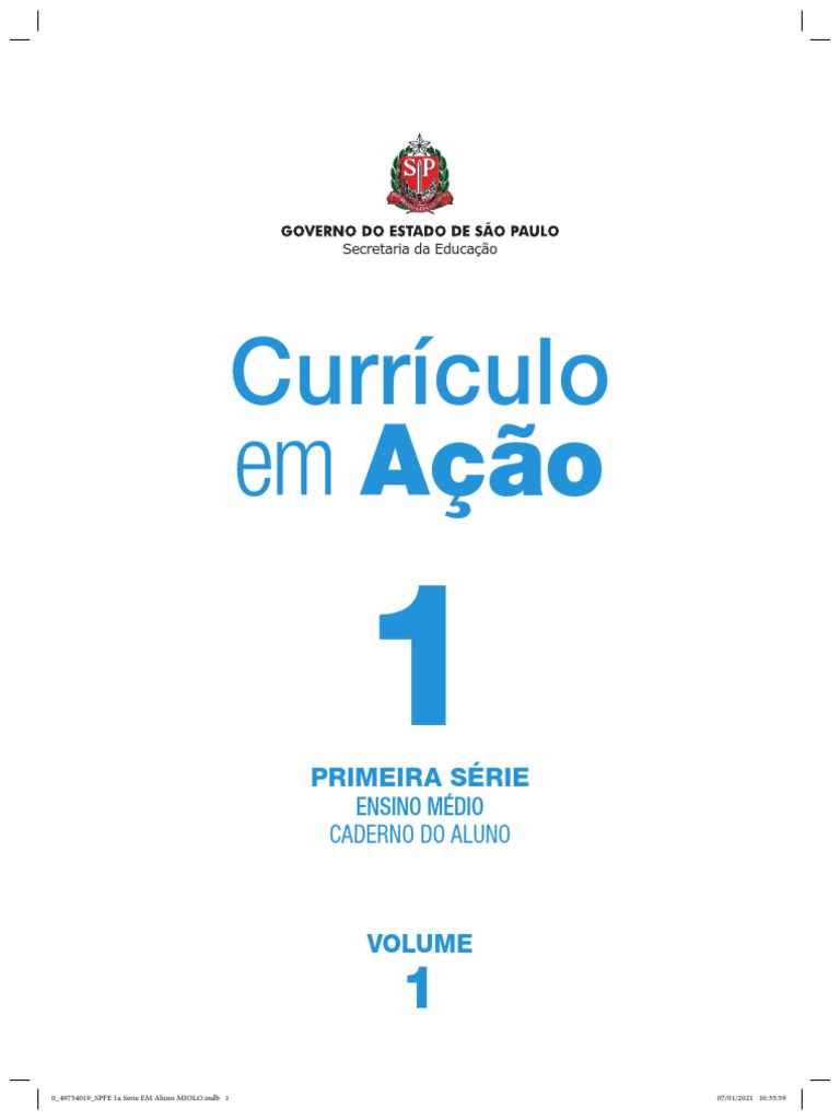 Currículo Em Ação Volume 1 9 Ano Respostas 2022