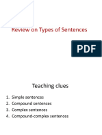 Review On Types of Sentences