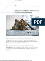 La Guia Definitiva para Cambiar El Fondo de Tus Fotografias Con Photoshop