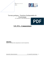 TP 3 Fonctions Fondamentales de L'électronique