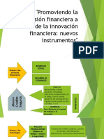 Inclusion Financiera - Innovacion de Instrumentos