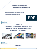 Semana 3 - La Empresa. Tipos de Empresas