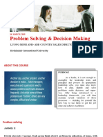 Problem Solving & Decision Making - Minh Anh