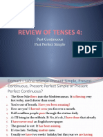 Tense Revision 4 - Past Continuous i Past Perfect Simple