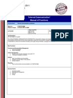 Internal Comunication  (MoF)