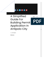 A Simplified Guide For Building Permit Application in Antipolo City