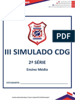 3º SIMULADO CDG - 2ª SÉRIE