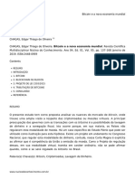 Bitcoin e a nova economia: análise da criptomoeda