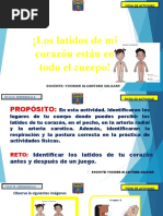 ¡Los latidos de mi corazón están en todo el cuerpo!