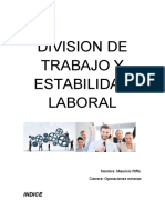 Division de Trabajo (Trabajo Habilidades Blandas)