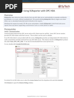 Data Connect: Using Xlreporter With Opc Hda