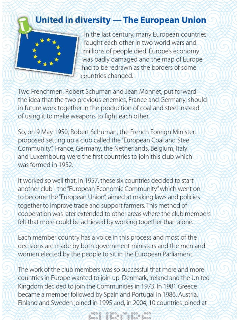 Evolution of the European Union | PDF | Politics Of The European Union ...