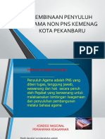 Pembinaan Penyuluh Agama Non PNS Kemenag Kota Pekanbaru