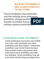 Paradigma Baru Pendidikan & Pembelajaran