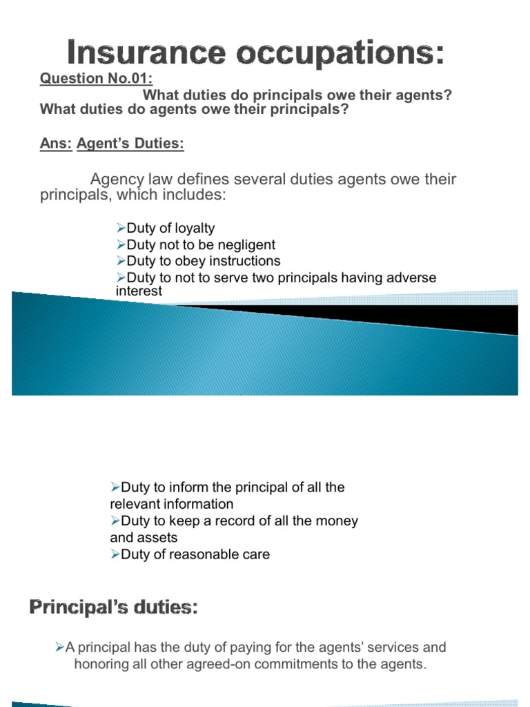 Insurance Agent Rights and Duties | PDF