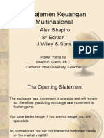 Manajemen Keuangan Multinasional: Alan Shapiro 8 Edition J.Wiley & Sons