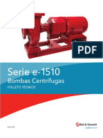 Serie E-1510: Bombas Centrífugas