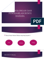 Penggolongan Dan Penghasilan Bunyi Bahasa