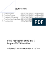 SK KPA Direktorat Sumber Daya Dan BAST Penelitian Dan Pengabdian Masyarakat TA 2021