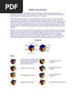 Download Rubiks cube solution by Lucas SN5454 doc pdf