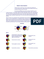 Download Rubiks cube solution by Lucas SN5454 doc pdf