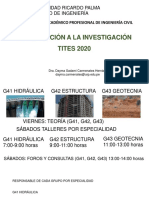 Bienvenida e Introducción A La Investigación Científica