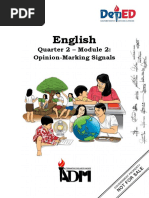 English: Quarter 2 - Module 2