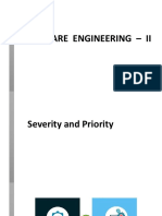 SOFTWARE ENGINEERING - II: Understanding Severity and Priority