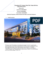 Perbandingan Aspek Perpajakan PT. Eastparc Hotel Tbk 2020-2019